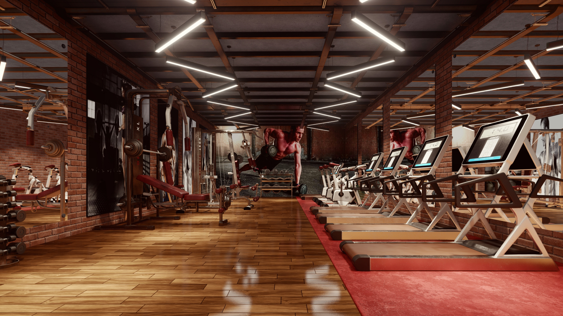 Fully Equiped Gym